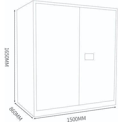 110 Gallon/ 500 Litre Flammable Safety Coshh Cabinet 1500x860x1650mm |  Mb110 Gsc