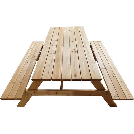 Beer Garden Table 160x160x75cm Firwood |  572006. Minimum Pack of 2 order required
