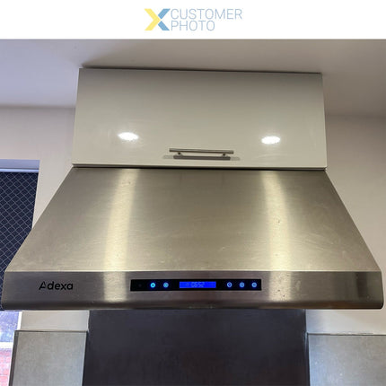 Commercial Extraction Canopy With Filter, Range Hood, Fan, Lights &Amp; Speed Control 900mm |  Ap238 Ps8336