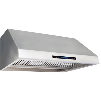 Commercial Extraction Canopy With Filter, Range Hood, Fan, Lights &Amp; Speed Control 1200mm |  Ap238 Ps8348
