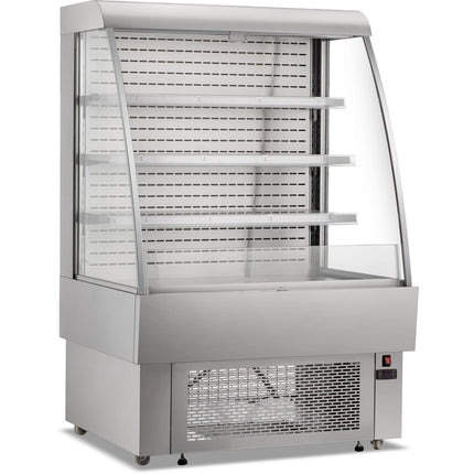 Wall Cabinet Multi Deck Refrigerator Night Curtain 380 Litres Stainless Steel |  Cf380