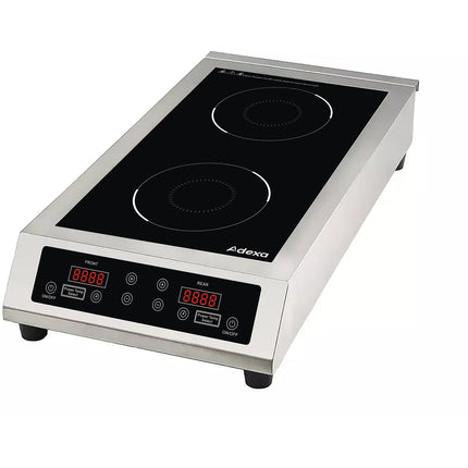 Commercial Double Front To Back Induction Cooker 7000 W (3500 W+3500 W) Touch Control |  Cx008