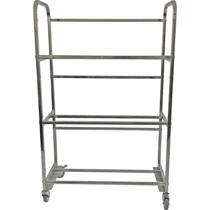Commercial Drip Dry Trolley For Dishwasher Baskets Stainless Steel 30 Baskets 1070x470x1705mm |  Ddt30