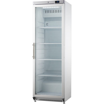 400lt Commercial Refrigerator Stainless Steel Upright Cabinet Single Glass Door |  Dwr400 Gss