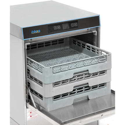 Commercial Dishwasher 540 Plates/Hour 500mm Basket Digital Drain Pump Detergent Pump Rinse Aid Pump 230 V |  Emp500 Sdf