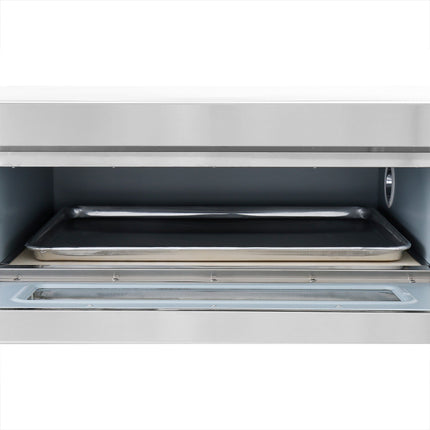 Commercial Pizza Oven Electric 650x500mm 4.4k W 4 Pizzas At 10&Quot; |  Mareo101 D