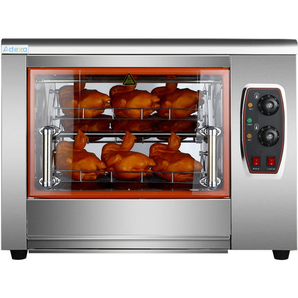 Professional Chicken Rotisserie Oven Electric 4 Baskets 8 12 Chickens | Hej266