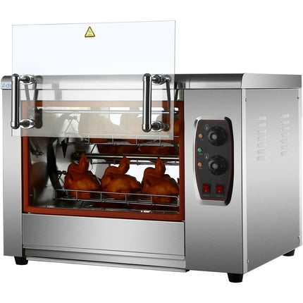 Professional Chicken Rotisserie Oven Electric 4 Baskets 8 12 Chickens | Hej266