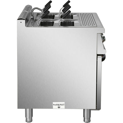 Professional Pasta Cooker 30 Litres Gas 22k W Floor Standing With Cabinet Base 700mm Depth |  Hgn715