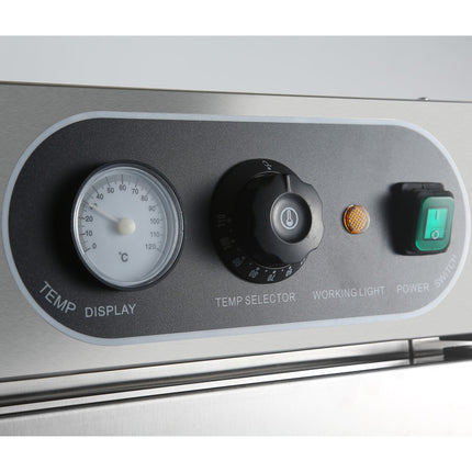 Professional Mobile Food Warming Cabinet Double Door With 22 X Gn2/1 Capacity 2.62k W |  Hw2221