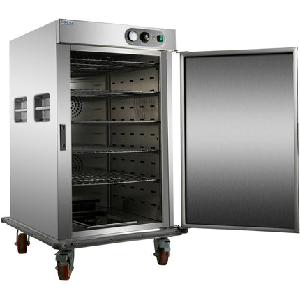 Professional Mobile Food Warming Cabinet with 10 x GN 1/1capacity 2kW |  Hw115 F