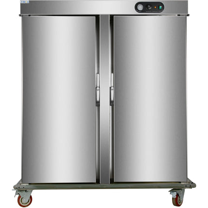 Professional Mobile Food Warming Cabinet Double Door With 22 X Gn2/1 Capacity 2.62k W |  Hw2221