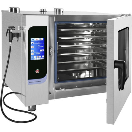 Commercial Electric Combi Oven 6 X Gn 1/1 Capacity With Steam Cooking Function|  Kngckw06 A