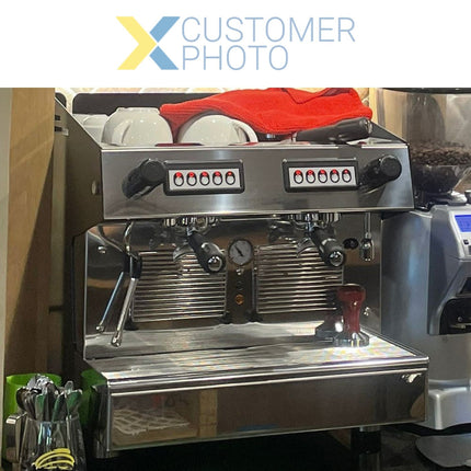 Commercial Espresso Coffee Machine Automatic Tall Cups 2 Groups Compact 6 Litres |  Mia3