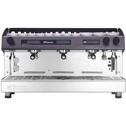 Professional Espresso Coffee Machine Automatic Tall Cups 3 Groups 17 Litres |  Mia7