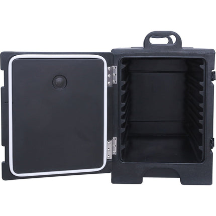Commercial Front Loaded Insulated Food Pan Carrier With Wheels 432x625x743mm | Qy004