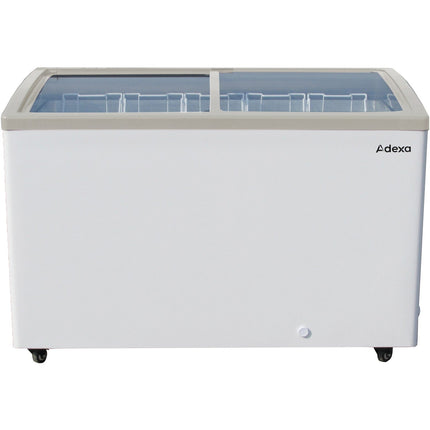 Commercial Display Chest Freezer Curved Sliding Glass Lid 359 Litres |  Sd451 S