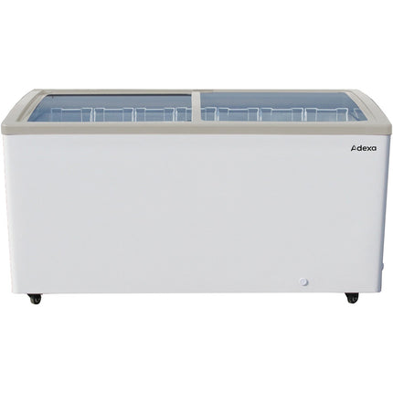 Commercial Display Chest Freezer Curved Sliding Glass Lid 546 Litres |  Sd651 S