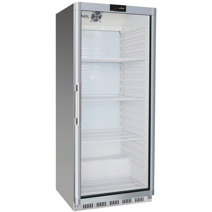 620lt Commercial Freezer Stainless Steel Upright Cabinet Single Glass Door |  Sf600 G