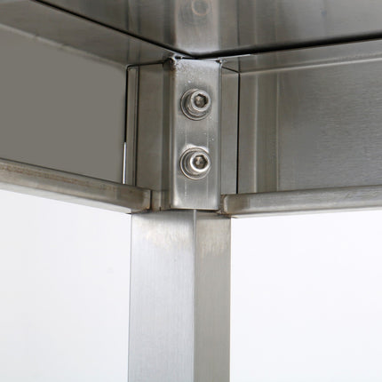 Professional Stainless Steel Work Table With Undershelf &Amp; 5cm Upstand 1800x700x950mm | Swt70180 B