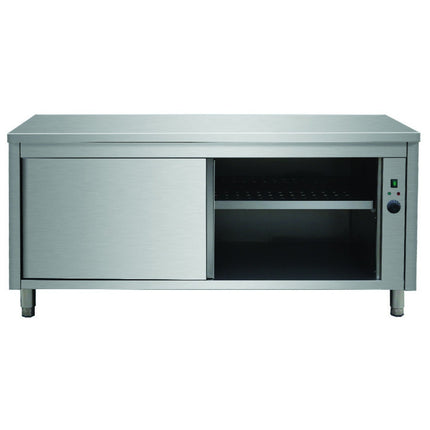 Professional Heated Cupboard Stainless Steel Sliding Doors Width 1600mm Depth 700mm |  Thwsr167