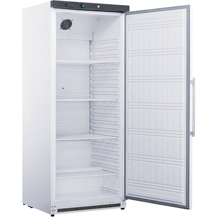 600lt Commercial Refrigerator Upright Cabinet White Single Door Ventilated Cooling | Wr600