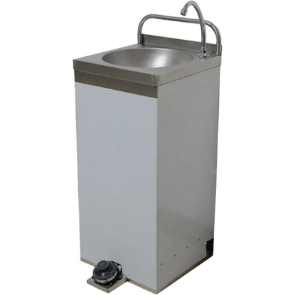 Stainless Steel Freestanding Hand Wash Sink With Foot Pedal 400x400x850mm | Yls30
