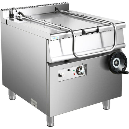 Professional Electric Tilting Bratt Pan 80 Litres 12k W 900mm Depth |  Zhts80