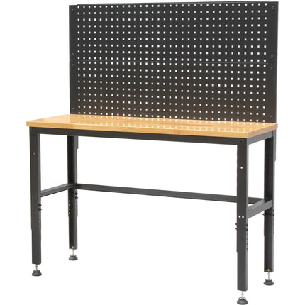 Professional Steel Workbench With Pegboard 1340x463x1570mm |  20 Wb5234 Pb