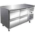 Commercial Refrigerated Counter 4 Drawers Depth 700mm |  4 Drg22 V