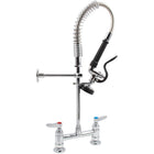 6 Inch Mini Dual Temperature Pre Rinse Faucet With Spray Valve Deck Mount Chrome Plated Brass | 5809 A