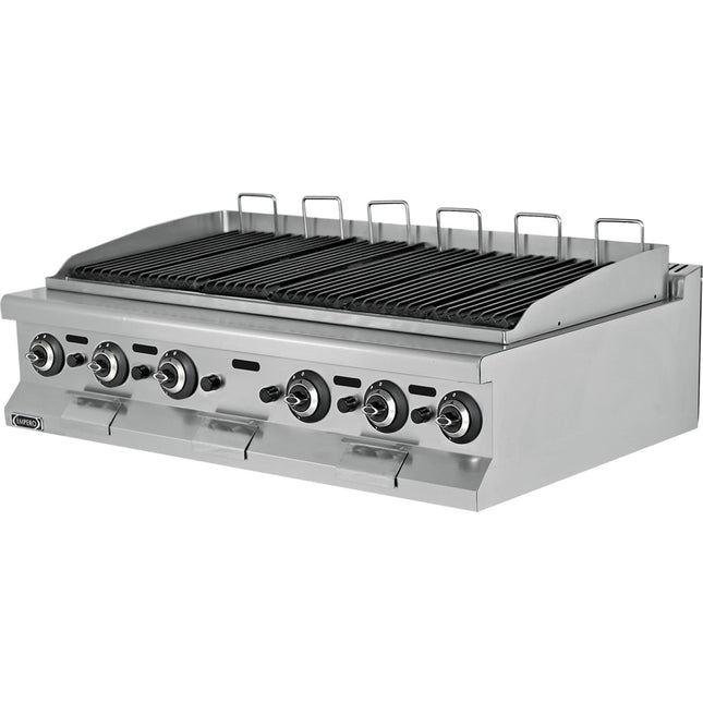 Gas Lavarock Chargrill With Steam Function 21k W |  6 Lg030 S