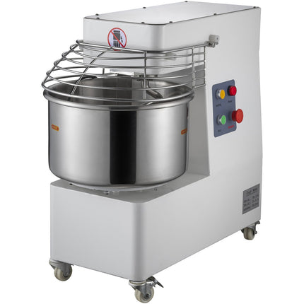 Professional Spiral Dough Mixer 40 Litres Liftable Head Fixed Bowl 1 Speed 230 V/1 Phase | Qjha40 B