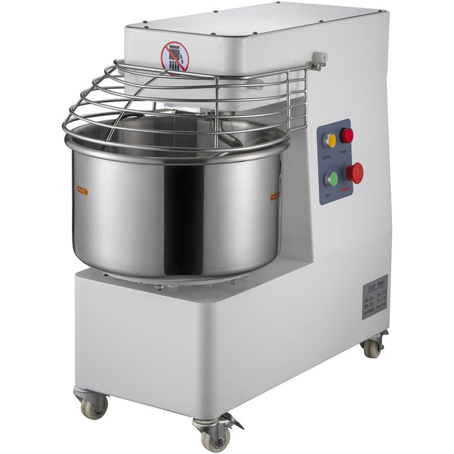 Professional Spiral Dough Mixer 40 Litres Liftable Head Fixed Bowl 1 Speed 230 V/1 Phase | Qjha40 B