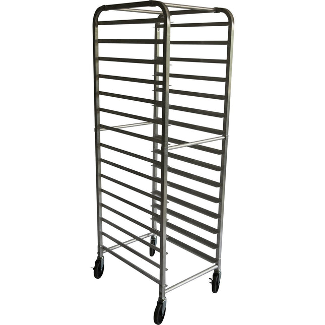 Rack/Tray/Pan Trolley Aluminium For 660x460mm Sheet Pan 15 Tier |  Alrk15