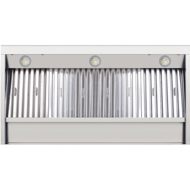 Commercial Extraction Canopy With Filter, Range Hood, Fan, Lights &Amp; Speed Control 1200mm |  Ap238 Ps8348