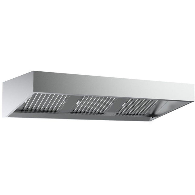 Commercial Extraction Canopy With Filter, Range Hood, Fan, Lights &Amp; 4 Speeds 1600mm |  Ap238 Ps8763 D