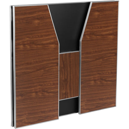 Portable Foldable Bar Walnut Laminate |  Ax204