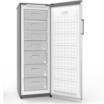 Commercial Freezer Upright Cabinet 235 Litres Stainless Steel Single Door |  Ax250 Nxf