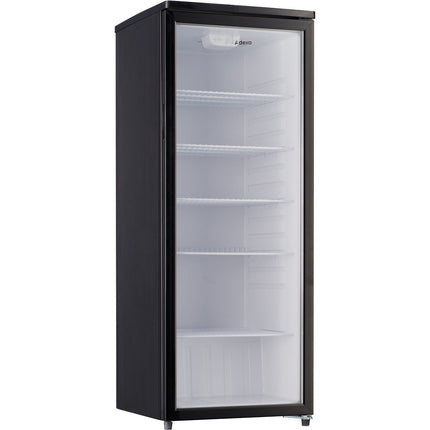 Commercial Display Refrigerator With Glass Door 248 Litres Black |  Ax268 Bvc