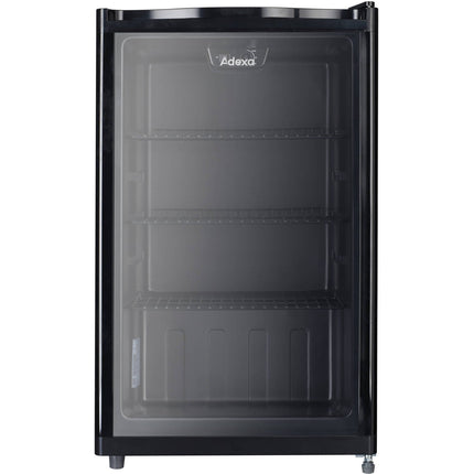 108lt Beer Bottle Cooler Glass Door Black |  Ax108 Bvc