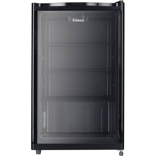 108lt Beer Bottle Cooler Glass Door Black |  Ax108 Bvc