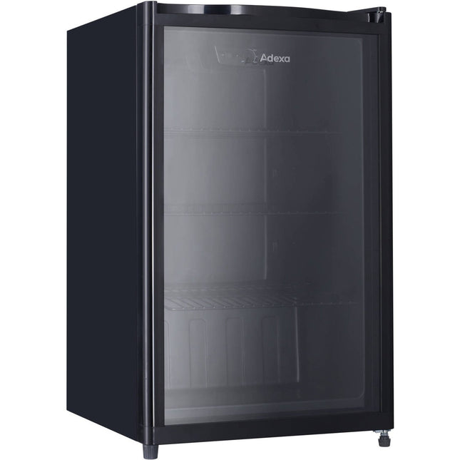 108lt Beer Bottle Cooler Glass Door Black |  Ax108 Bvc
