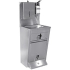 Handwash Station With Waste Basket &Amp; Napkin Dispenser &Amp; Soap Dispenser Holder Foot Operated Stainless Steel Height 1350mm |  Ayk002