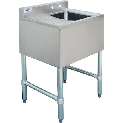 Commercial Bar Sink 1 Bowl Right 643x477x838mm |  Bar1 B24 L