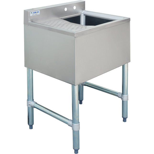 Commercial Bar Sink 1 Bowl Right 643x477x838mm |  Bar1 B24 L