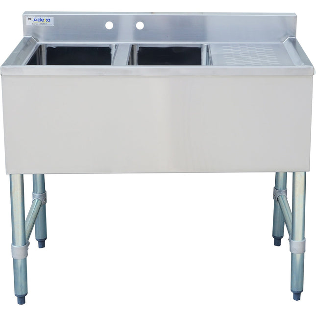 Commercial Bar Sink 2 Bowls Right 900x470x860mm |  Bar2 B36 L