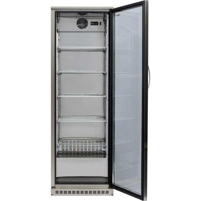 Back Bar Cooler 1 Hinged Door 300 Litres Stainless Steel |  Bcss300 G