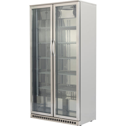 Back Bar Cooler Double Hinged Door 500 Litres Stainless Steel |  Bcss500 G