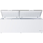 Commercial Chest Freezer Double Stainless Steel Lid 850 Litres |  Bd850 Ss